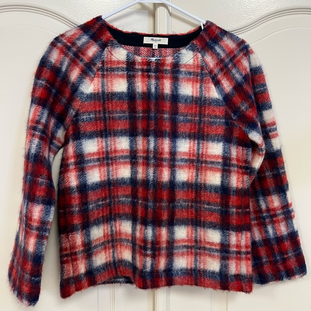 Madewell plaid top